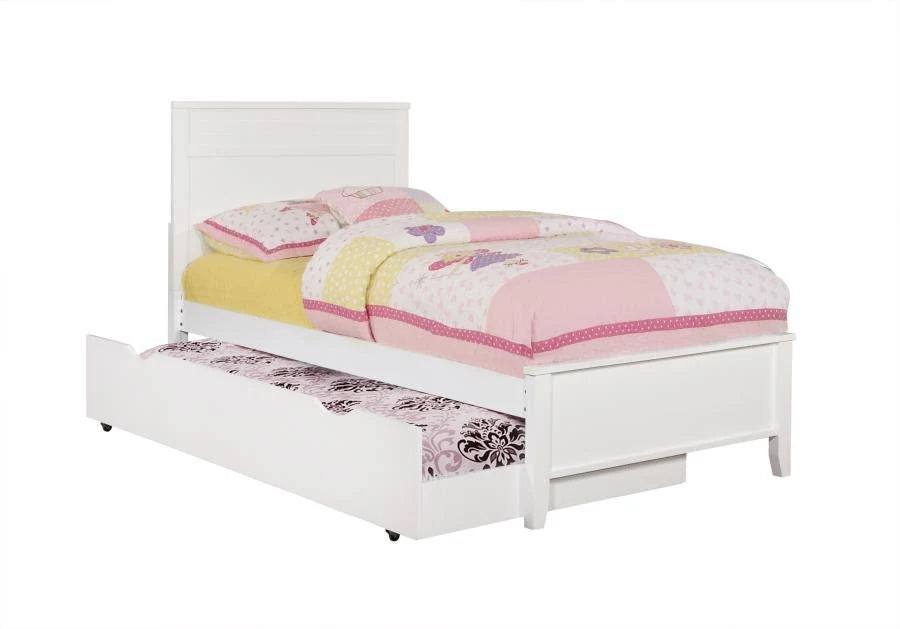 White Trundle Dresser D8586