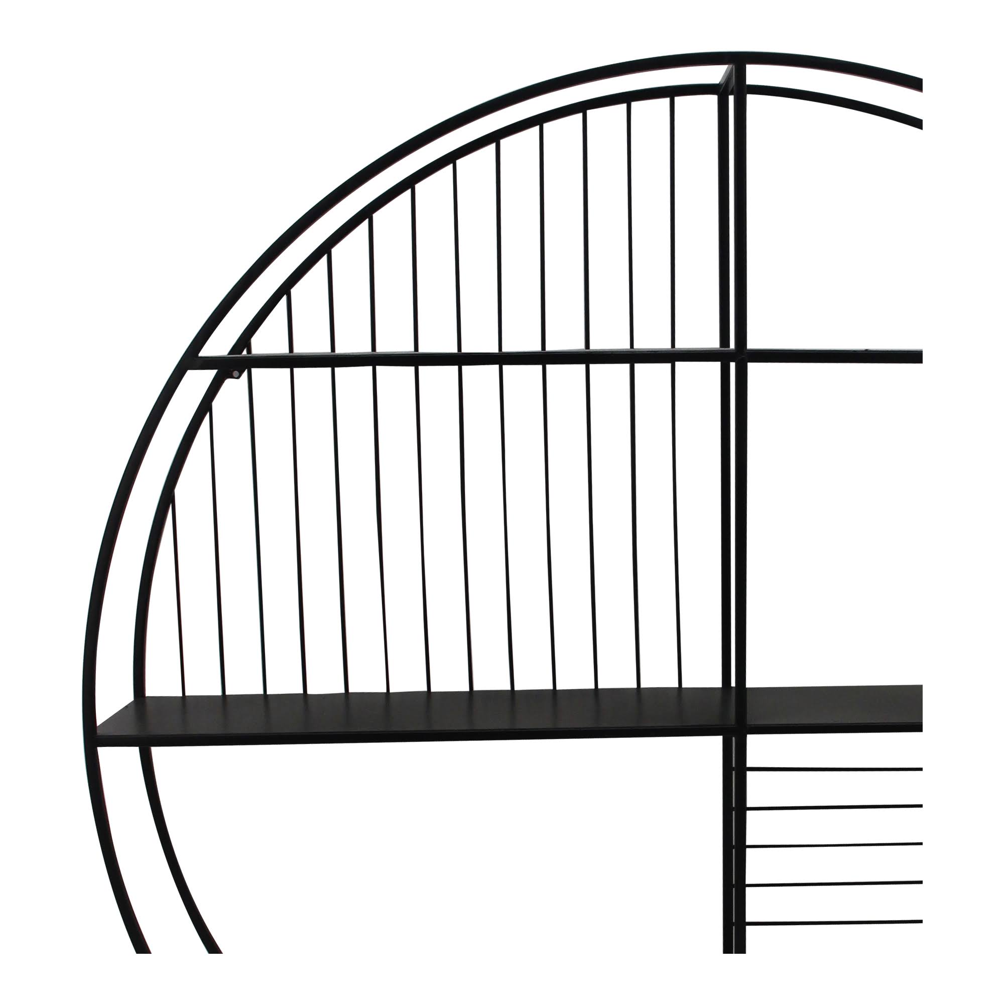 Black Wall Shelf V1588