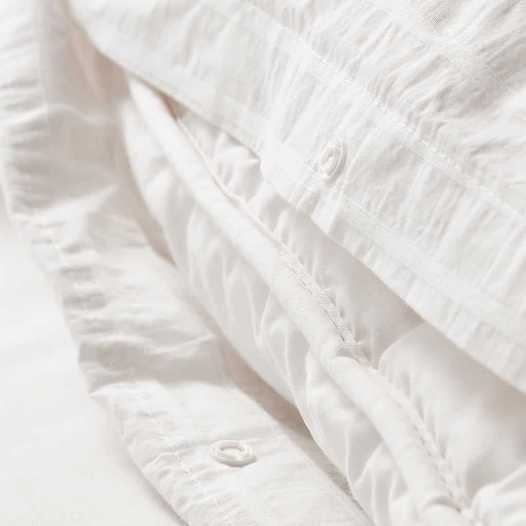 King White Duvet Cover and Pillowcases G5863