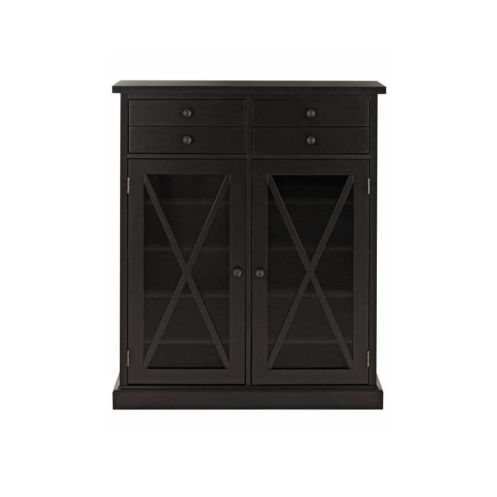 Black Storage Cabinet V998