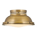 2 Light Flush Mount Heritage Brass V50463