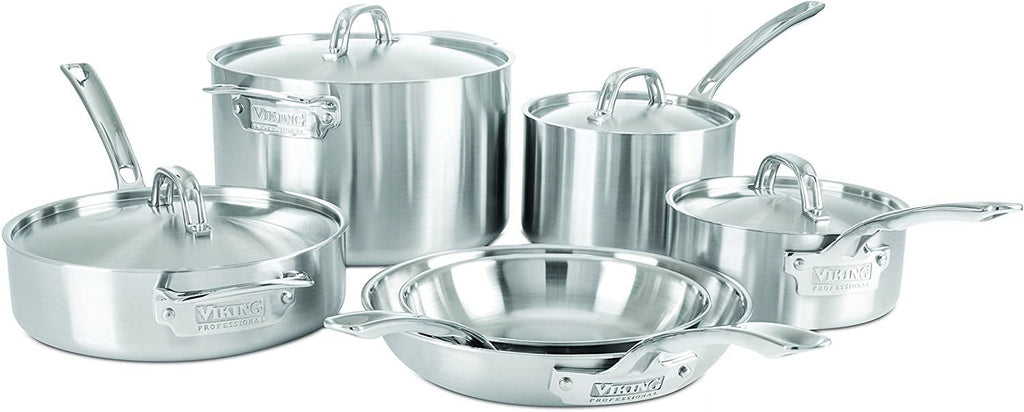 5-Ply Stainless Steel Cookware Set 10 Piece D423226