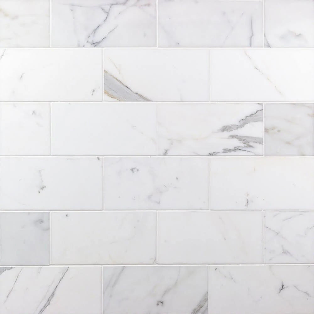 Calacatta 4x8 Polished Marble Tile E87852