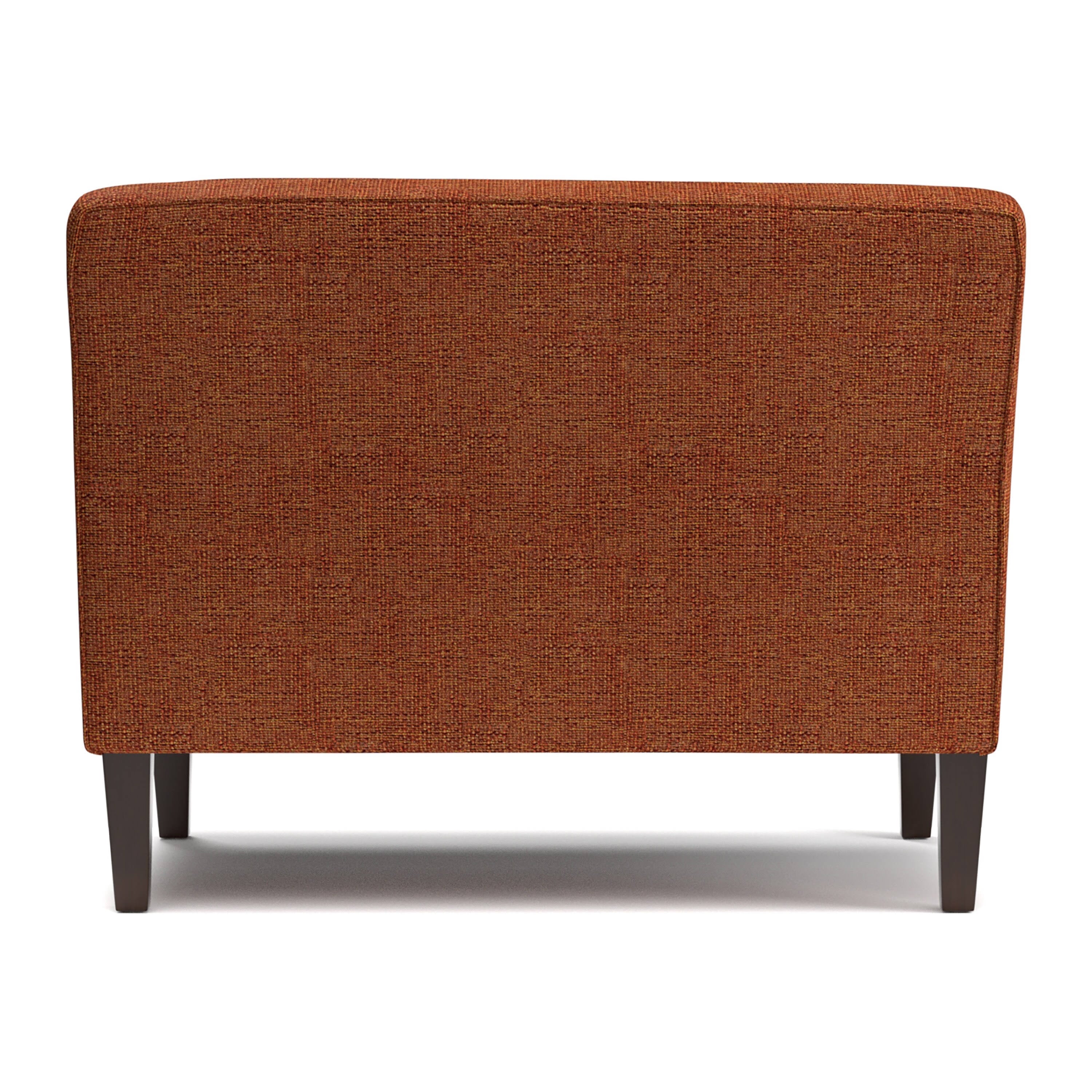 Orange Tweed Button Tufted Settee L122830