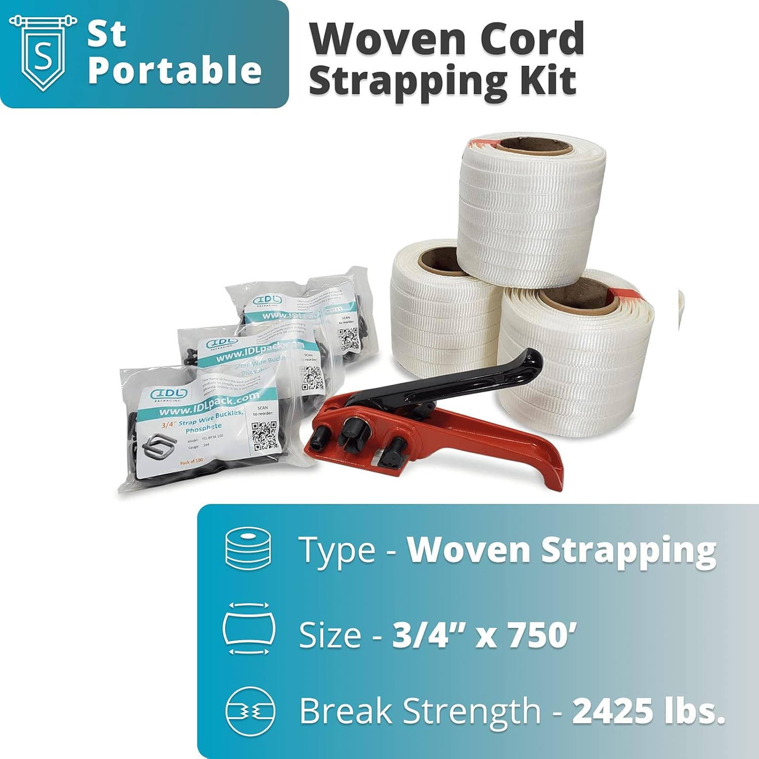 Portable Woven Cord Strapping Kit N66101