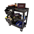 3-Shelf Tub Cart with Outrigger I849463