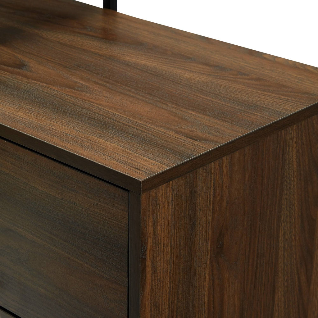 4 Drawer Dark Walnut Accent Chest L84538
