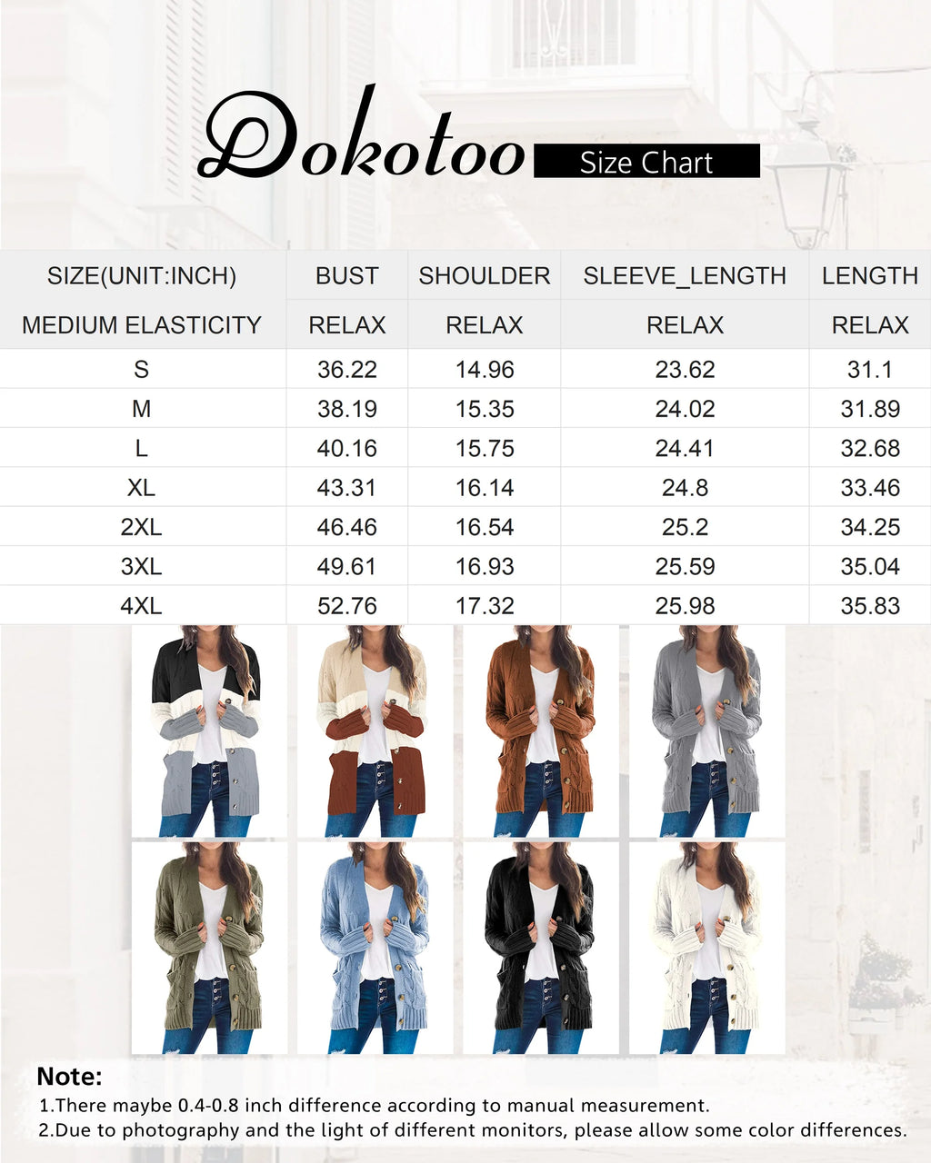 Brown Plus Size Cardigan Coat L60668