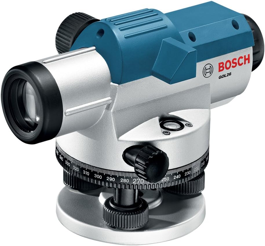 Optical Level Kit with 32x Magnification Power Lens, Tripod and Rod V507