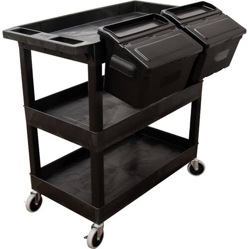 3-Shelf Tub Cart with Outrigger I849463