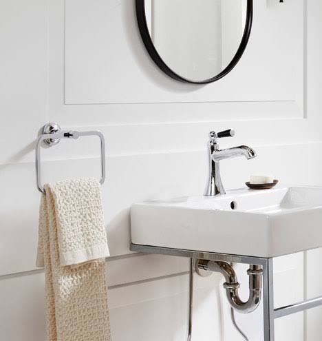Polished Chrome Single Hole Bathroom Faucet F1983