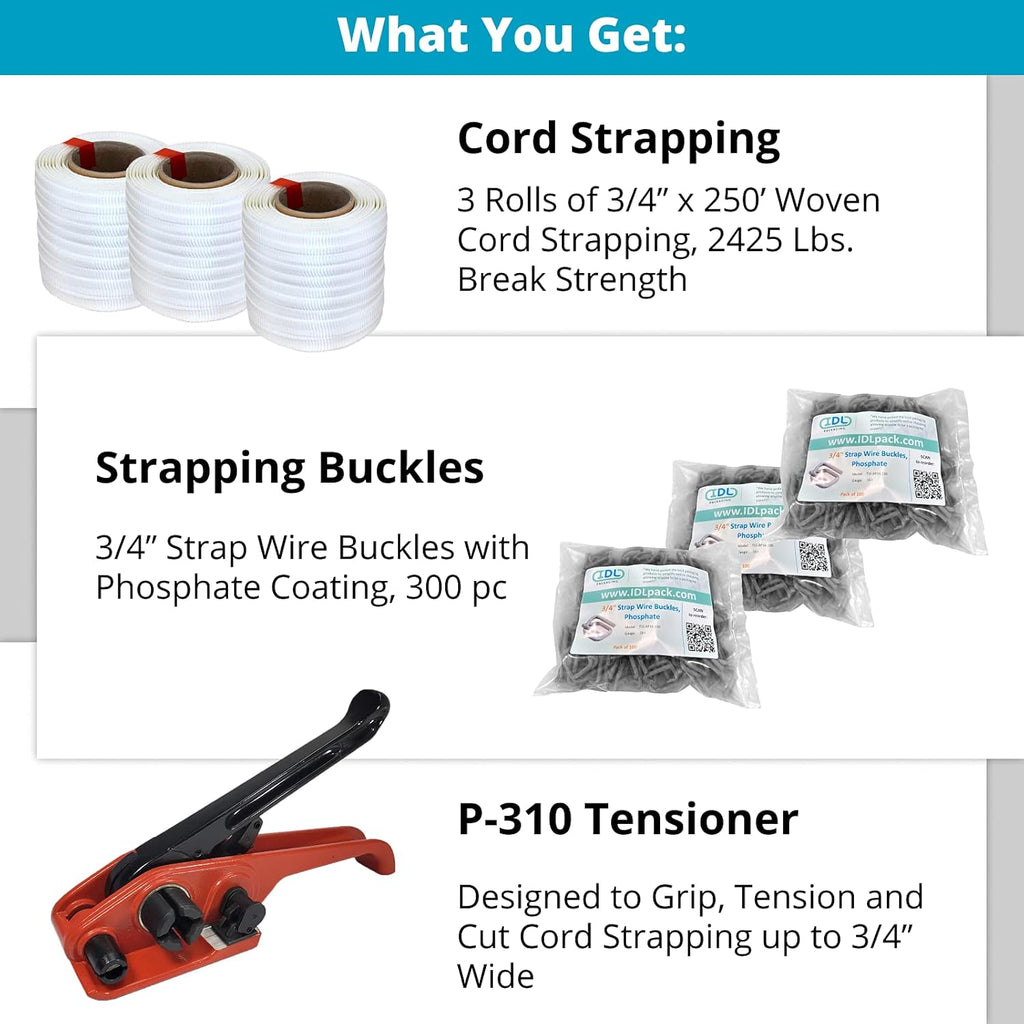 Portable Woven Cord Strapping Kit N66101