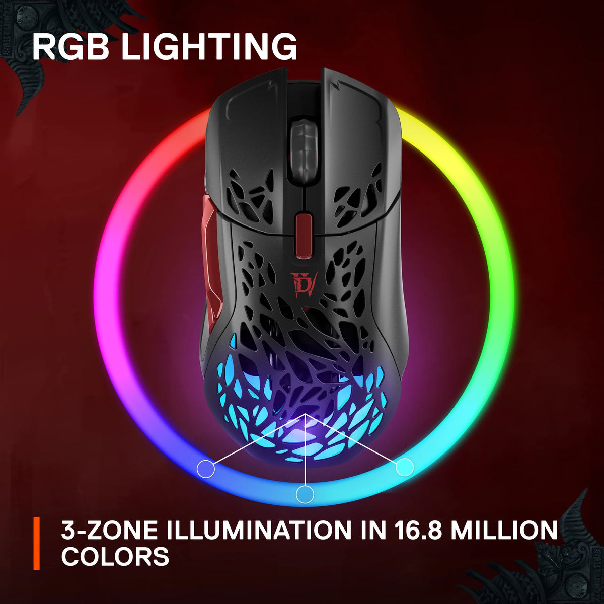 Black Wireless Gaming Mouse U519