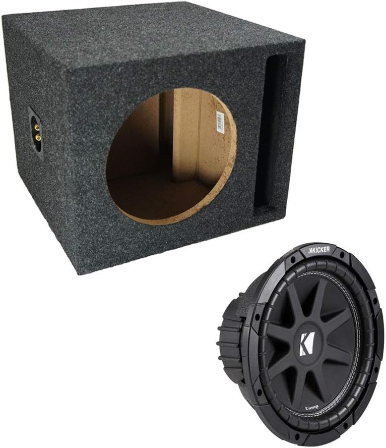 Single 10" Kicker Subwoofer Enclosure 300 Watts Peak Y535156